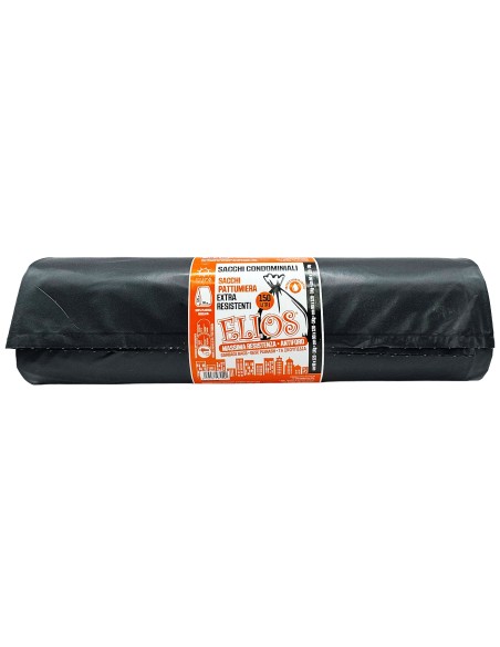 The Best 1kg Sacchi Resistenti 90x120cm 150l Neri - Raccolta Differenziata